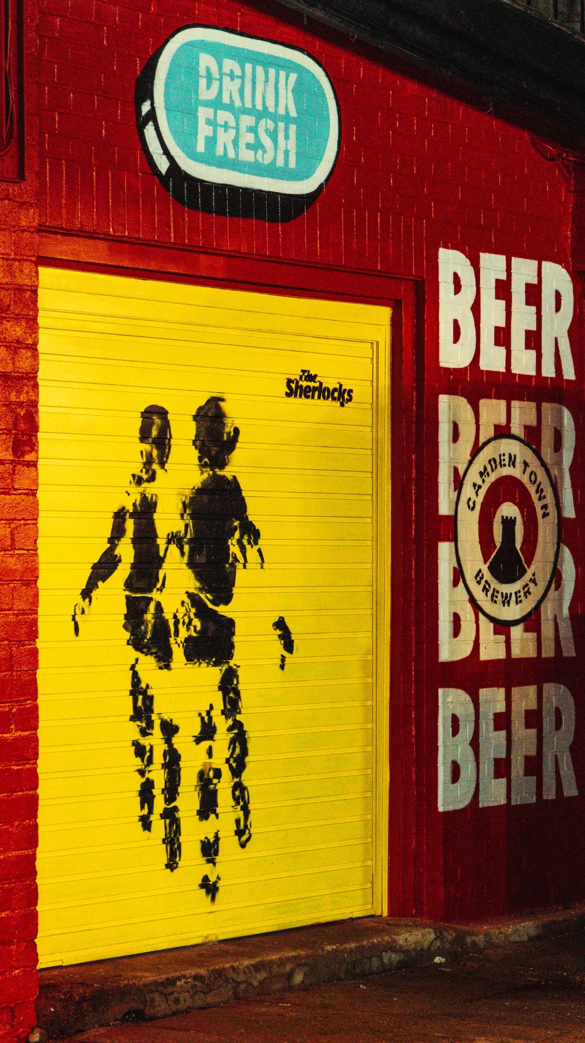 Jolly Brewer artwork and venue interior