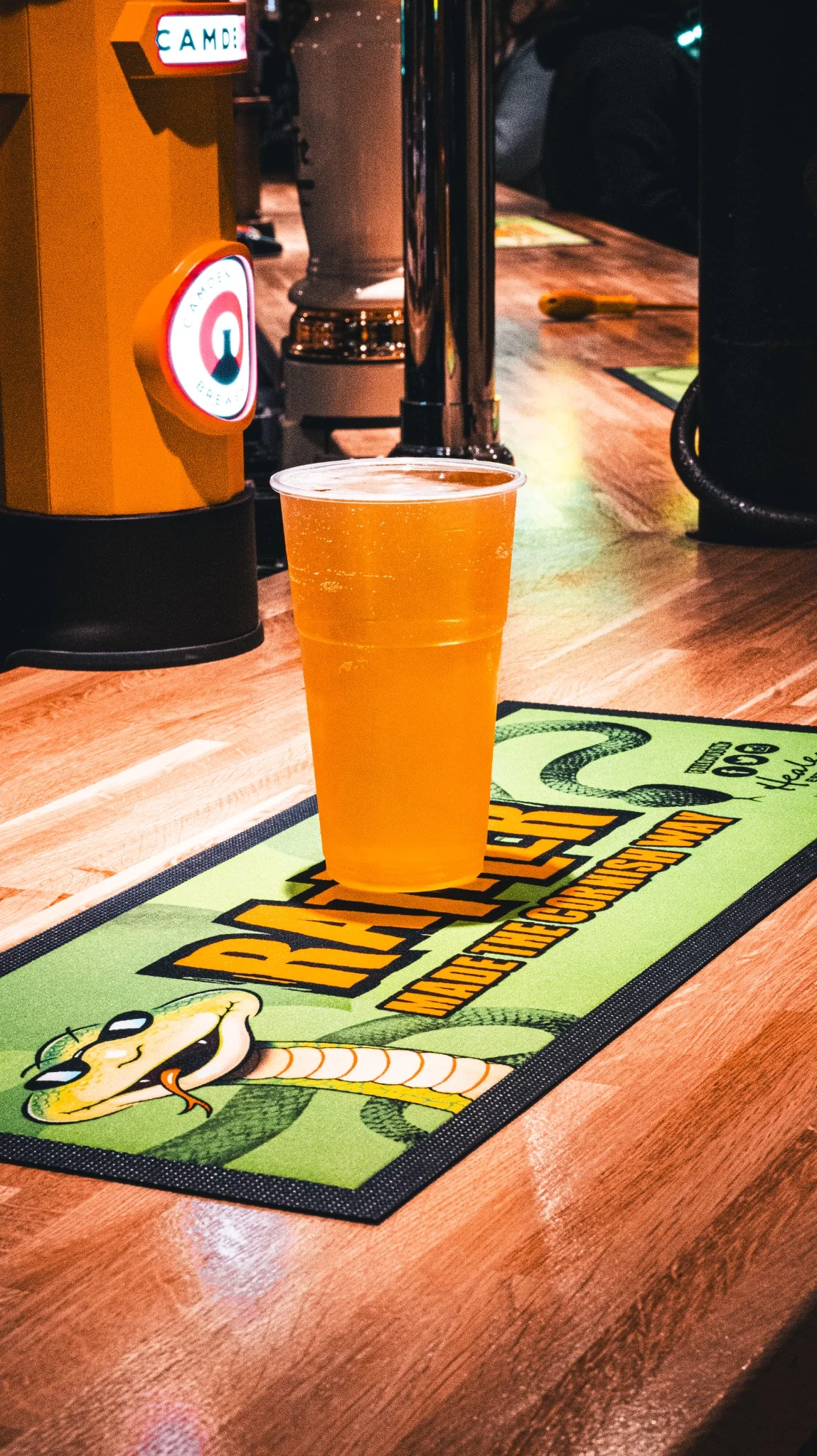 A fresh pint at The Jolly Brewer